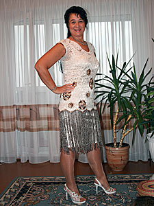 Вязаное платье Светлана