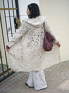 Вязаное пальто Татьяна