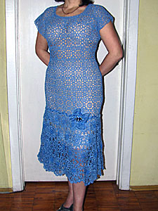 Вязаное платье "Татьяна"