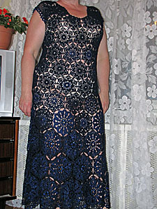 Вязаное платье "Наташа"